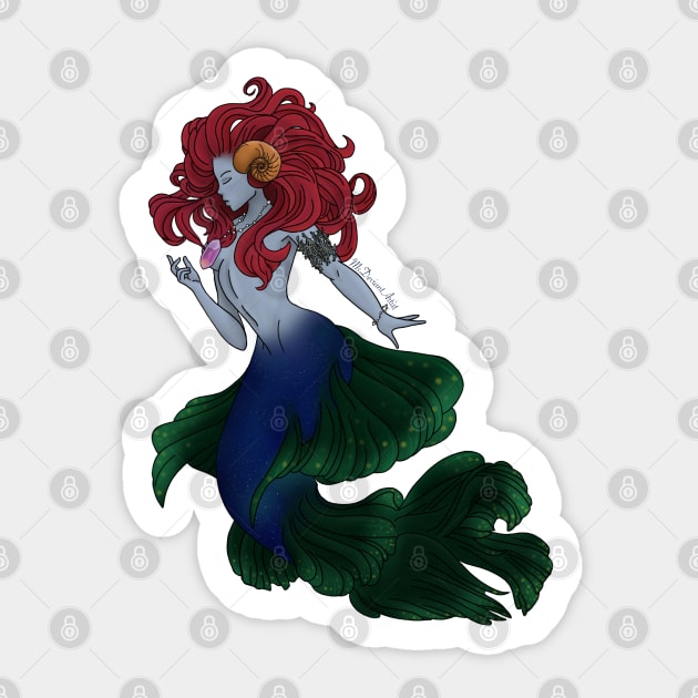 Mermaid Gem Sticker by MsDeviantArtist